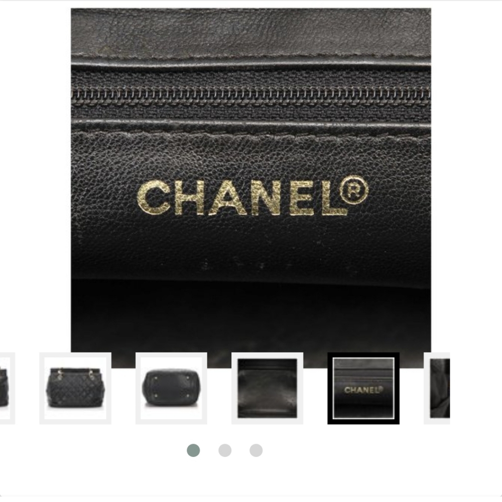 Chanel Black  Petite Quilted Leather Chain Shoulder Bag - Picture 9 of 12